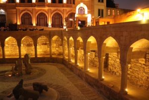 The cloisters at night